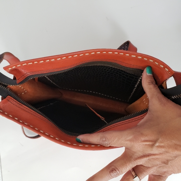 NWT genuine leather handmade embroidered bag - Picture 9 of 12